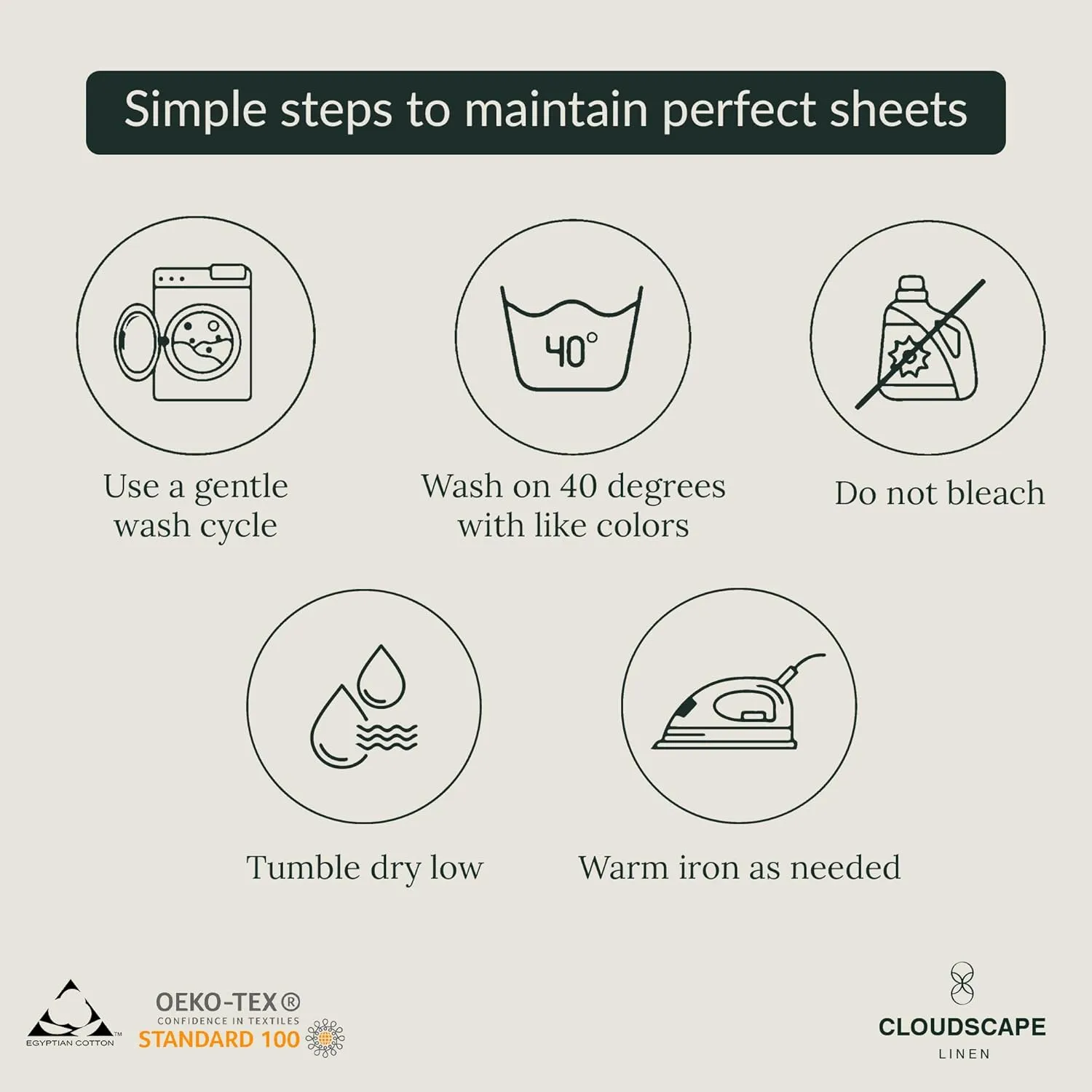 100% Egyptian Cotton Sheets Full Size, 4 Pcs Luxury Bedding Set, 1000 Thread Count Egyptian Cotton,Hotel Quality, Soft, Breathable and Durable, Deep Pockets up to 17, Dark Denim