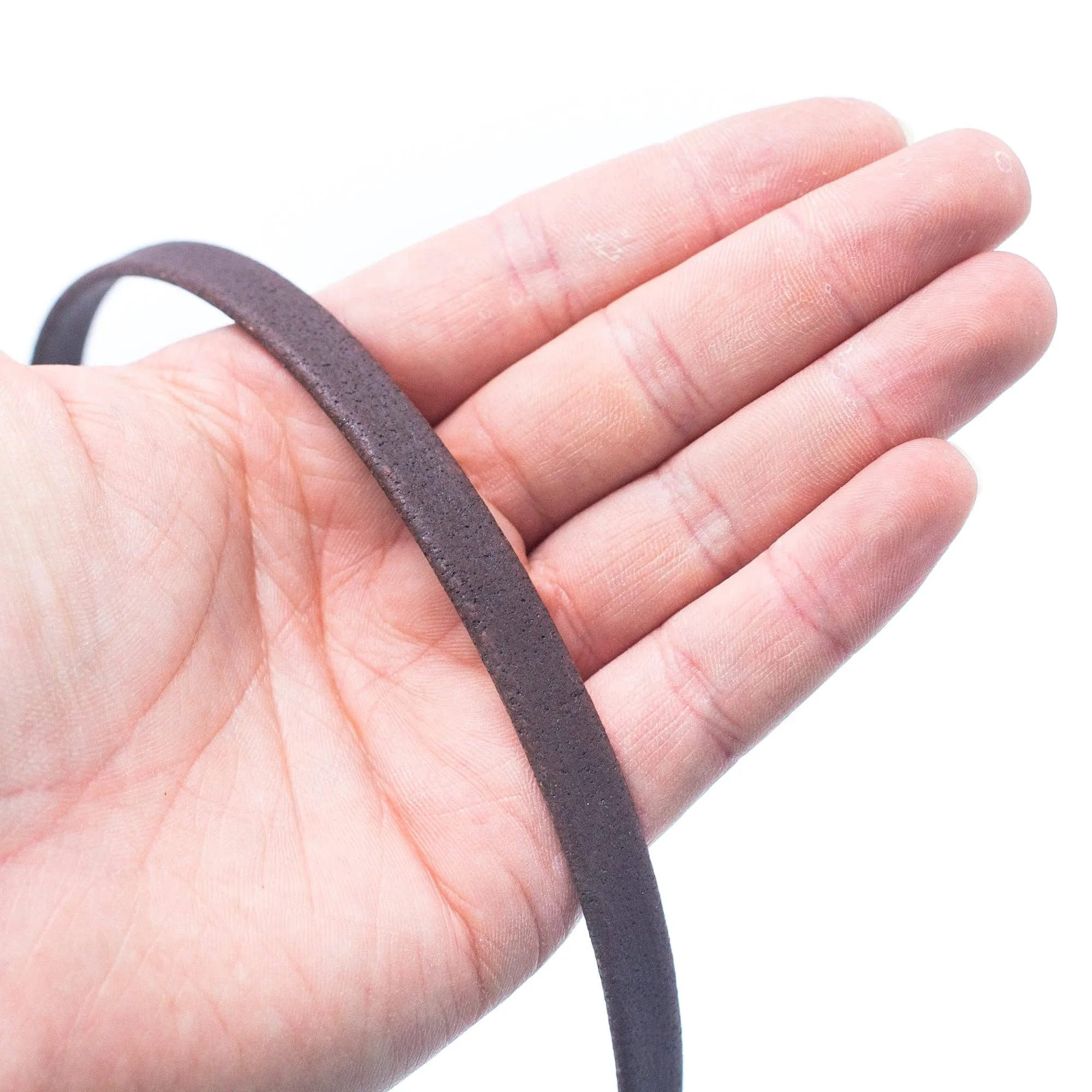 10mm brown flat cork cord COR-484-A (10meters)