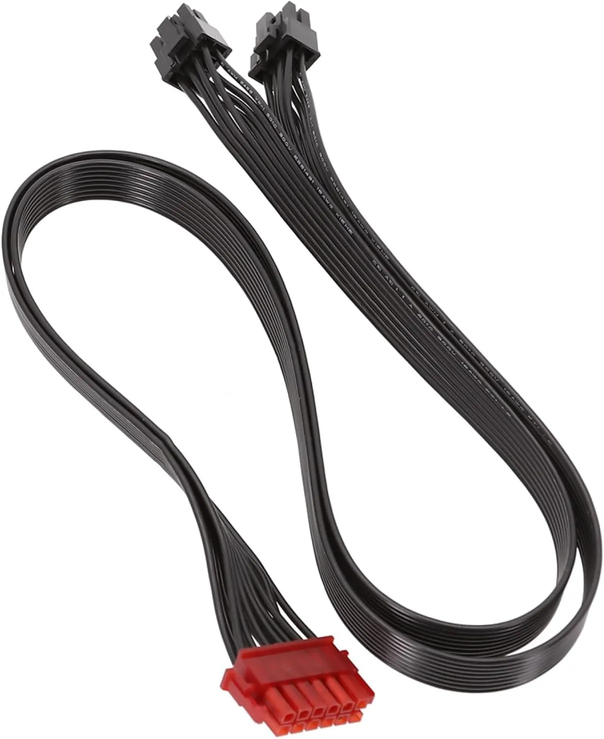 12P PSU&8P (6   2P) Head Graphics Line Cable for Enermax Power with Red 12P Jack