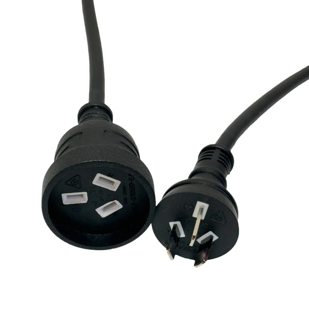 15m Premium Flat Out 10amp Extension Lead | with Compact Multi-Reel