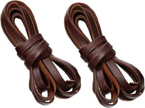 1PC DIY Real Cowhide Rope Durable Handmade Jewelry Making Cord for Bracelets Necklaces and Luggage Light Brown Creative Strap for DIY Accessories