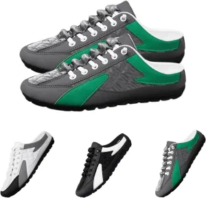 2025 New Men Slip on Mule Sneakers Men Slippers Casual Sports Shoes Low Top Baotou Half Drag Sneakers for Men Fashionable Mens Slip On Shoes for Spring Summer