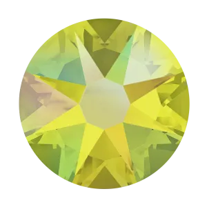 2038 & 2078 Swarovski Flatback Hotfix, Citrine Shimmer (249 SHIM)