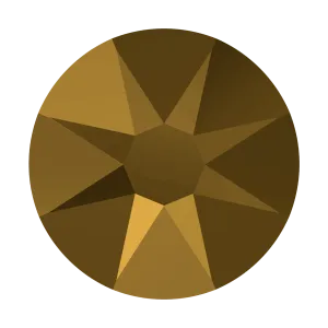 2038 & 2078 Swarovski Flatback Hotfix, Crystal Dorado (001 DOR)