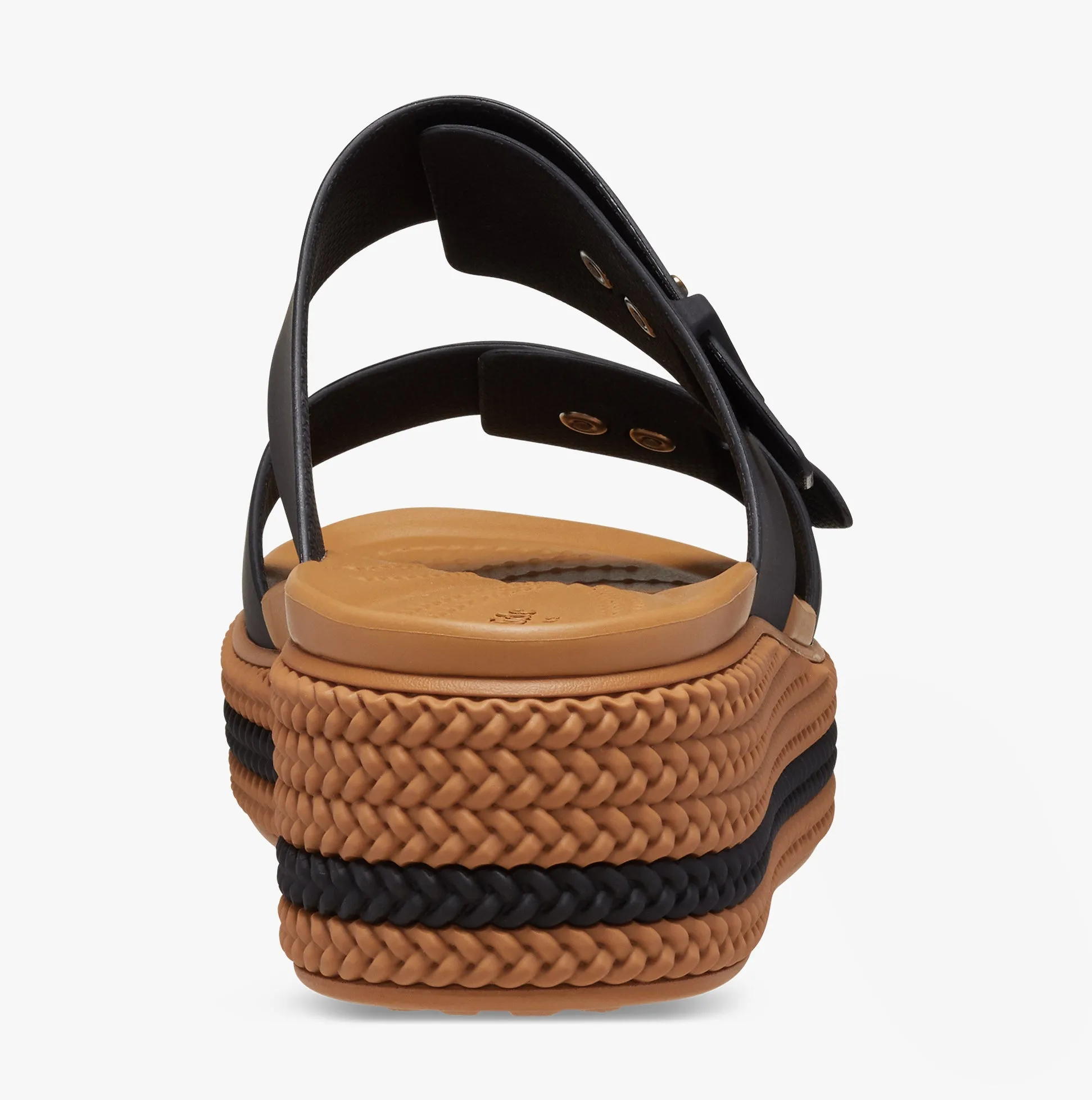 209978-001 BROOKLYN WOVEN BUCKLE Womens Sandals Black