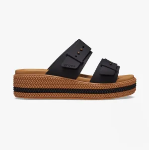 209978-001 BROOKLYN WOVEN BUCKLE Womens Sandals Black