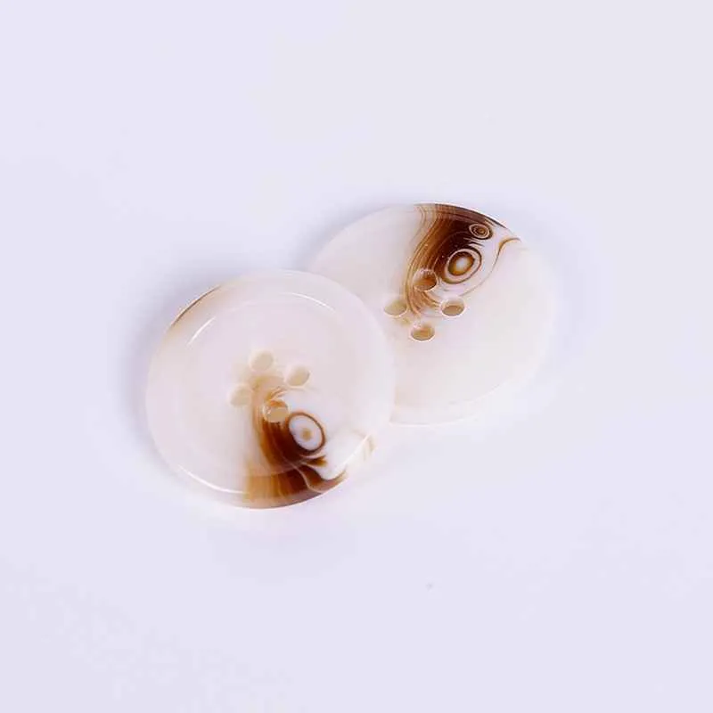 23/25mm Round 4-Hole Resin Buttons for Coats 100pcs