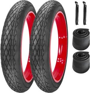 26x4.0 Bike Tire for Electric Bikes - Puncture Resistant All-Terrain Fat Tire with Durable Tread, High Traction for Mountain/Snow/Road - Compatible with E-Bikes 26x4.0 Inches