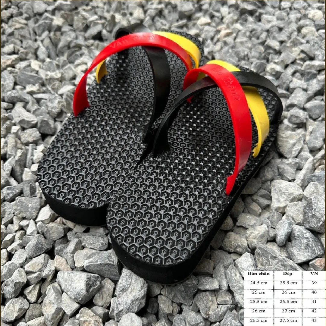 3-Strap Sandal Line – Flag-Inspired Colors, Anti-Slip Sole, 3cm Height, Soft, Lightweight & Comfortable