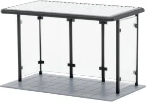 38179 H0 Bus Stop with Flat Roof