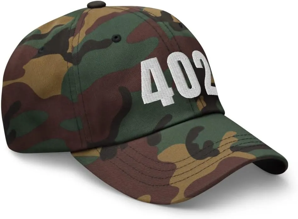 402 Hat Omaha NE Hat Mobile Telephone Area Code 402 Dad Cap Embroidered Dad Hat Baseball Cap