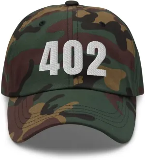 402 Hat Omaha NE Hat Mobile Telephone Area Code 402 Dad Cap Embroidered Dad Hat Baseball Cap