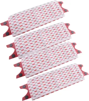 4pieces Household Mop Head Flat Cloth Pad Compatible for Vileda UltraMax 1-2 Spray