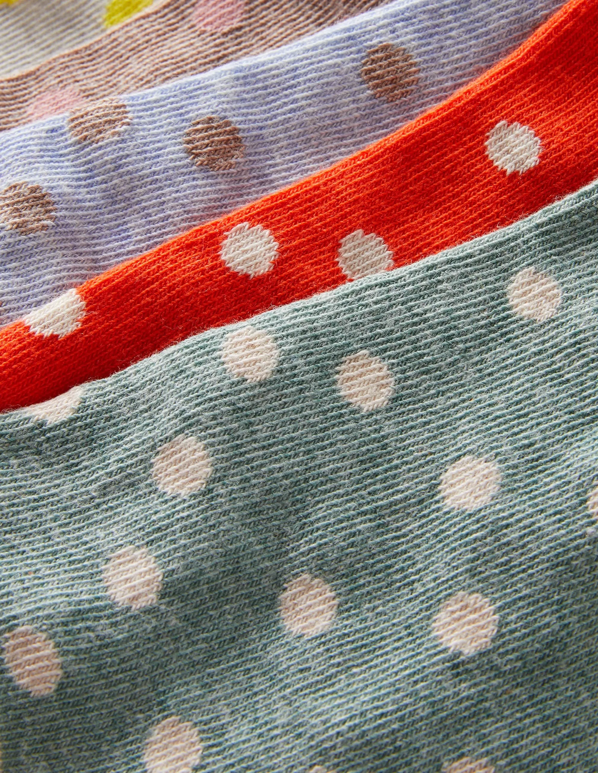 5 Pack Trainer Socks-Multi Delicate Spot