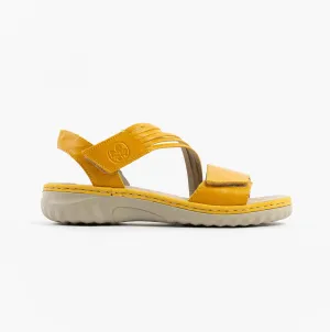 60464-68 Womens Sandals Yellow