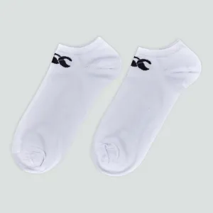Adult Trainer Liner Socks White (3 Pack)
