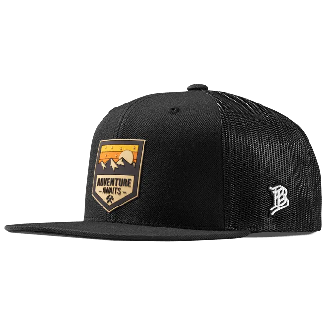 Adventure Awaits PVC Flat Trucker
