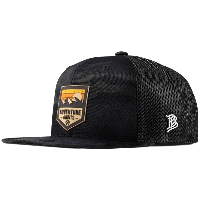 Adventure Awaits PVC Flat Trucker