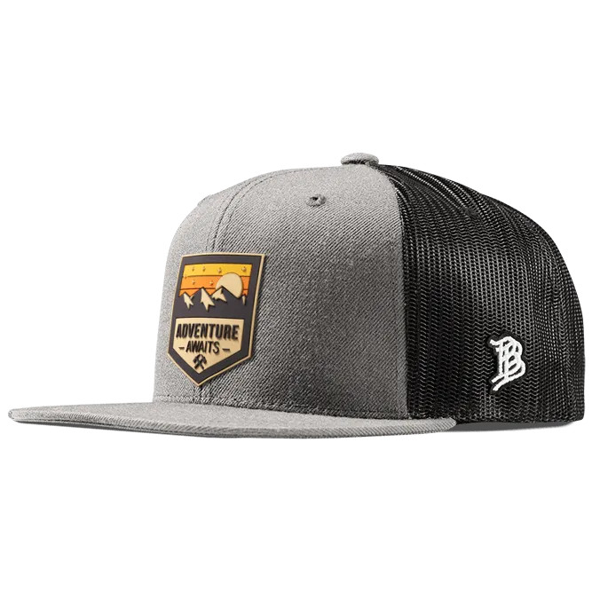 Adventure Awaits PVC Flat Trucker