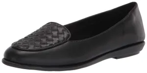 Aerosoles Women's Brielle Loafer Flat, Black, 9 Wide