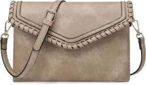 AMELIE GALANTI womens small crossbody strap handbag bag,Soft Leather Fabric Delicate Durable Fashion Design