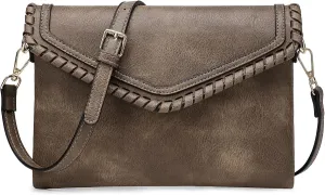 AMELIE GALANTI womens small crossbody strap handbag bag,Soft Leather Fabric Delicate Durable Fashion Design