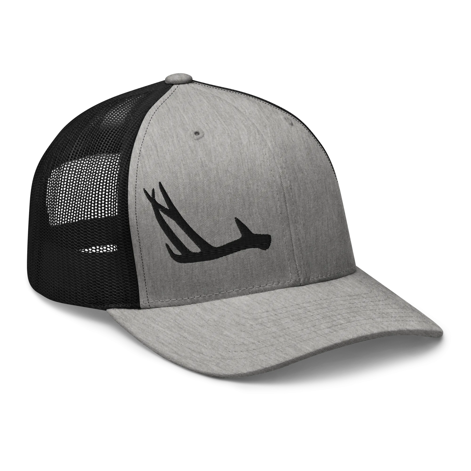Antler Logo Shed Hunting Snapback Hat, Unisex, Cranberry or Grey