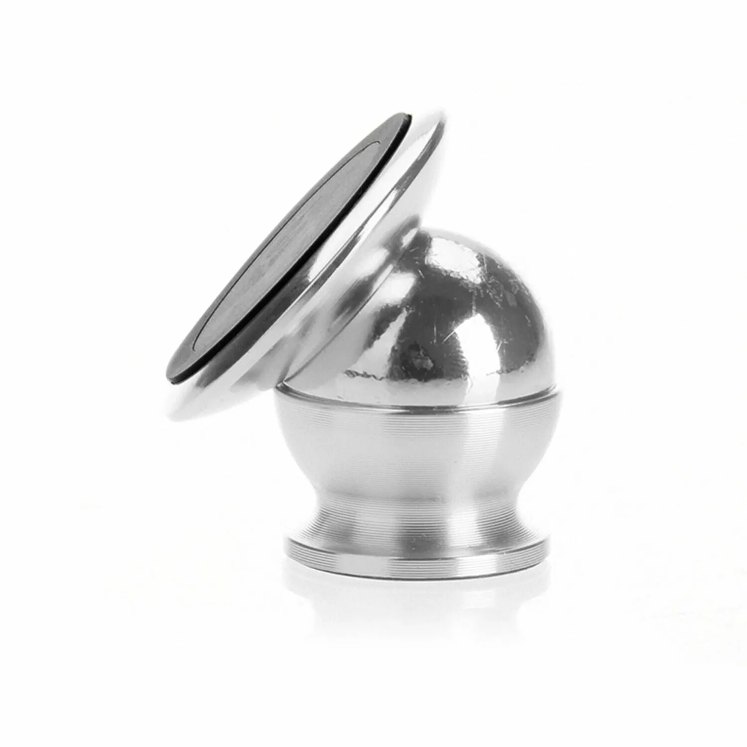 AQ Heavy Duty 360 Degrees Rotation Universal Magnet Phone Holder, Silver