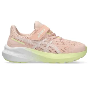 Asics GT-1000 13 PS Running Shoes Girl's (Breeze White 700)