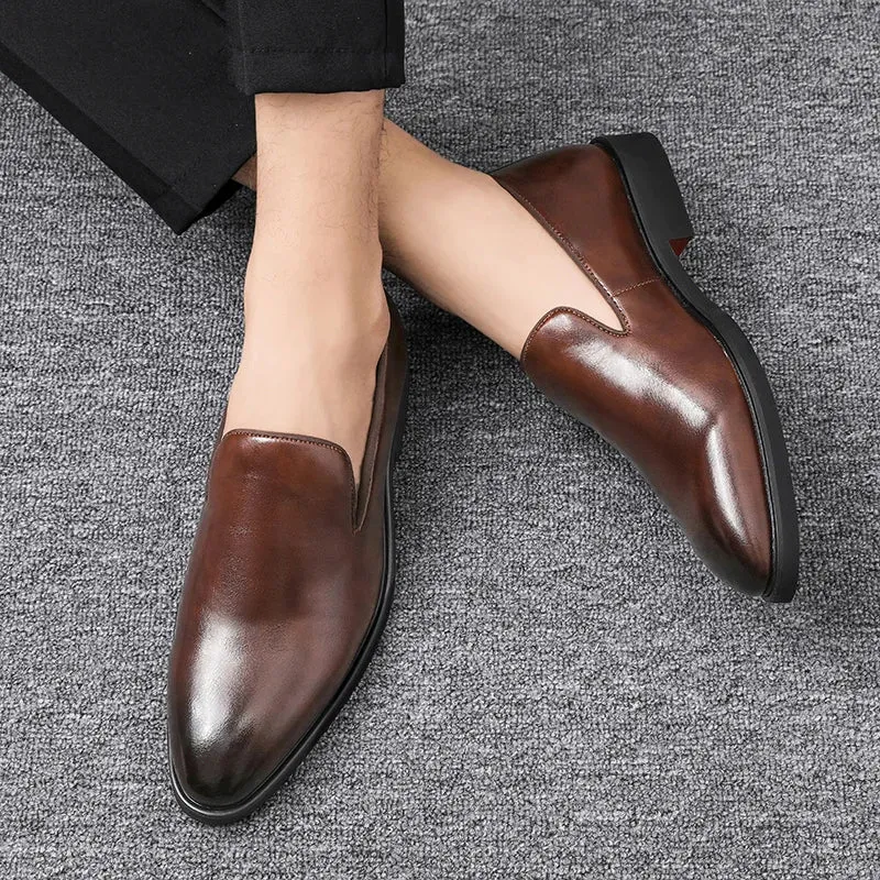 Augusto Genuine Leather Loafers