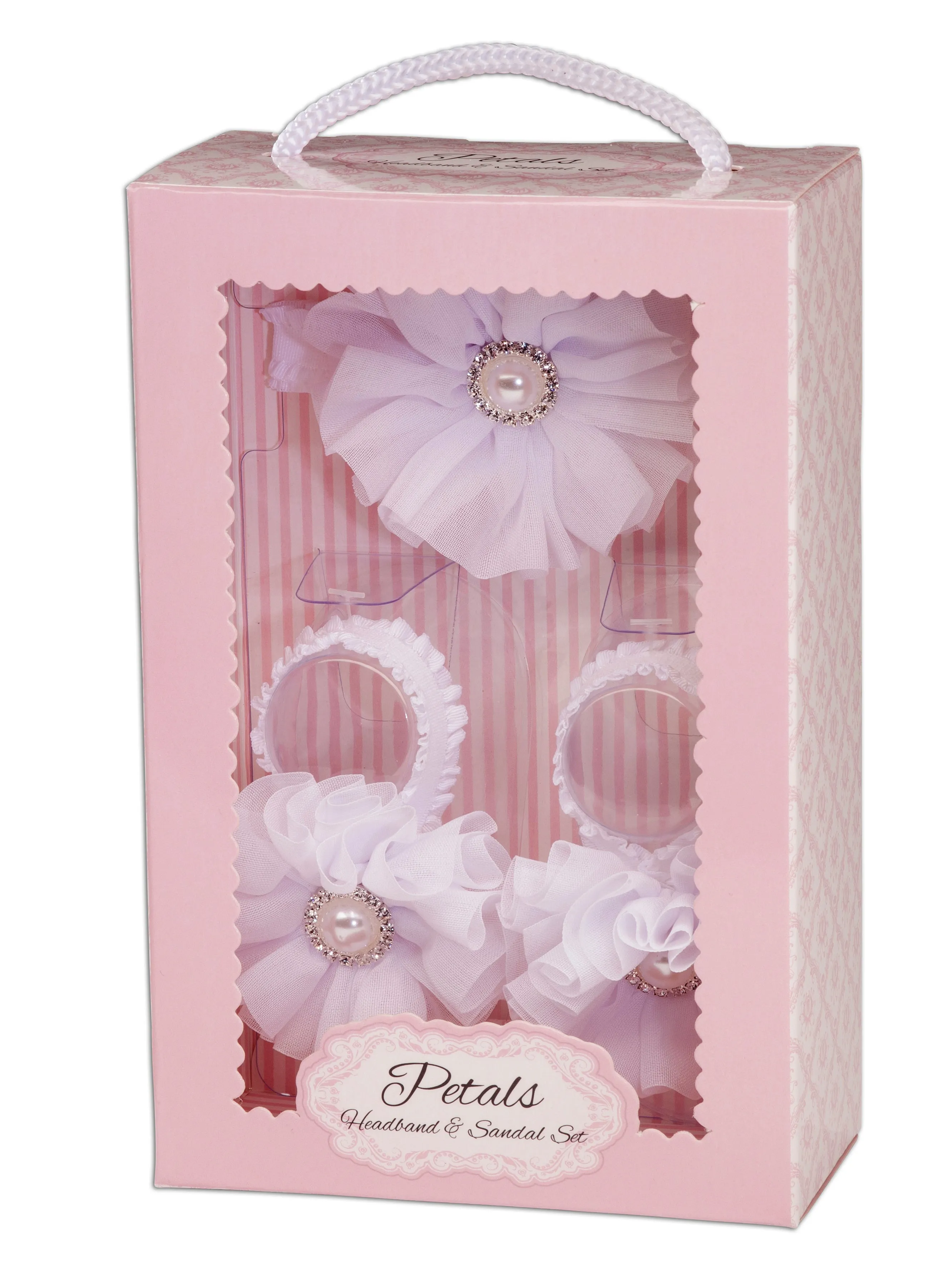 Baby Barefoot Sandal and Headband Set (KSG-121-BFS)