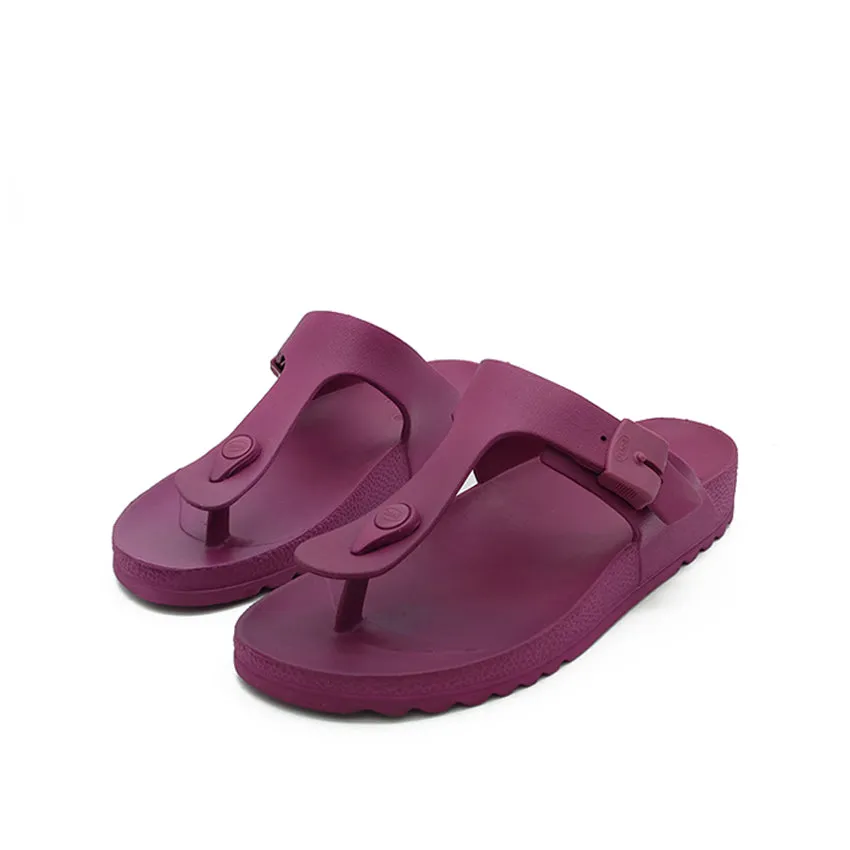 Bahia Flip Flop Women's Casual Sandals - Wine