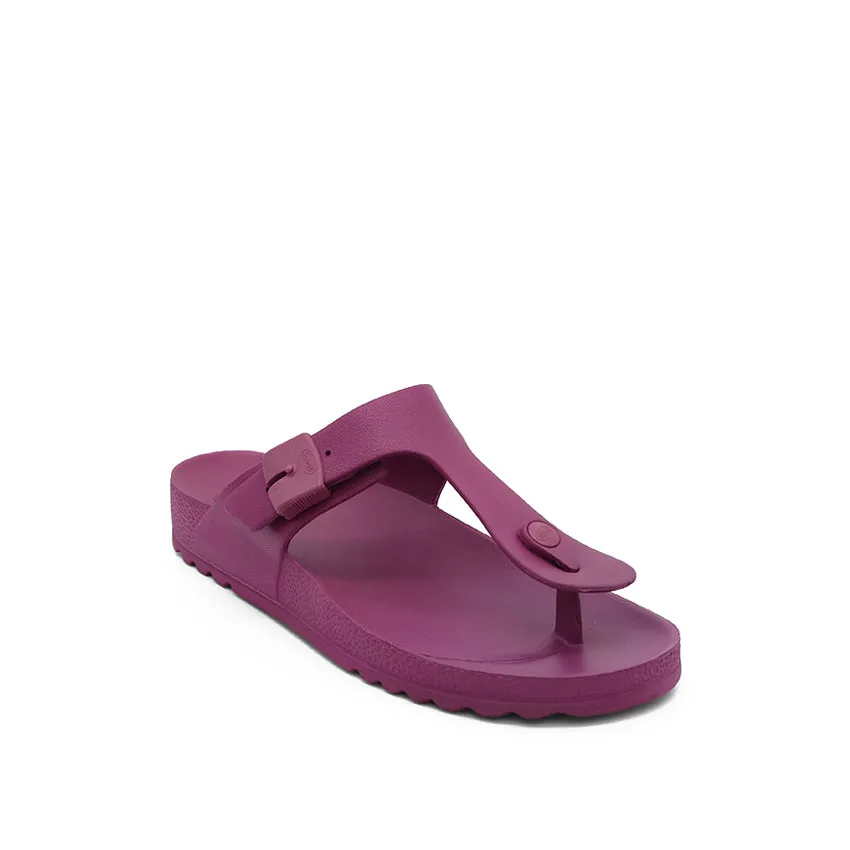 Bahia Flip Flop Women's Casual Sandals - Wine