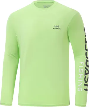 BASSDASH Men’s UPF 50  Sun Protection Long Sleeve Shirts Quick Dry Performance SPF UV Shirt for Outdoors Fishing Hiking FS31M