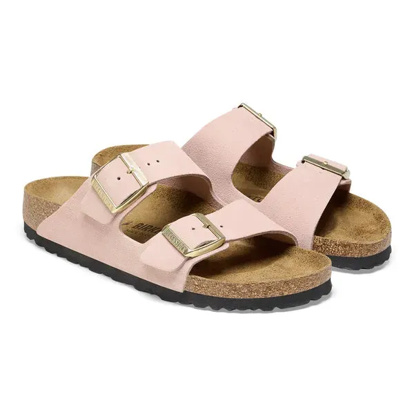 BIRKENSTOCK - ARIZONA DOUBLE STRAP MULE - ROSE SUEDE