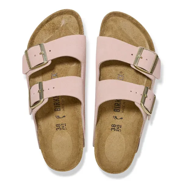 BIRKENSTOCK - ARIZONA DOUBLE STRAP MULE - ROSE SUEDE