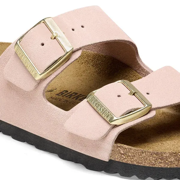 BIRKENSTOCK - ARIZONA DOUBLE STRAP MULE - ROSE SUEDE