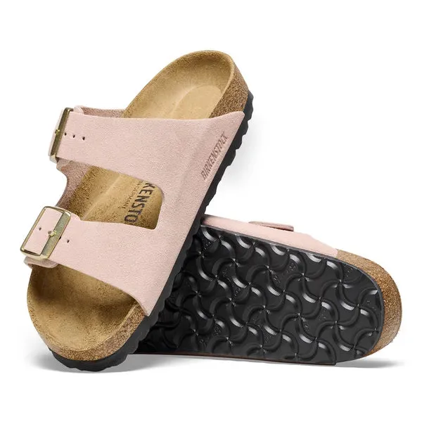 BIRKENSTOCK - ARIZONA DOUBLE STRAP MULE - ROSE SUEDE