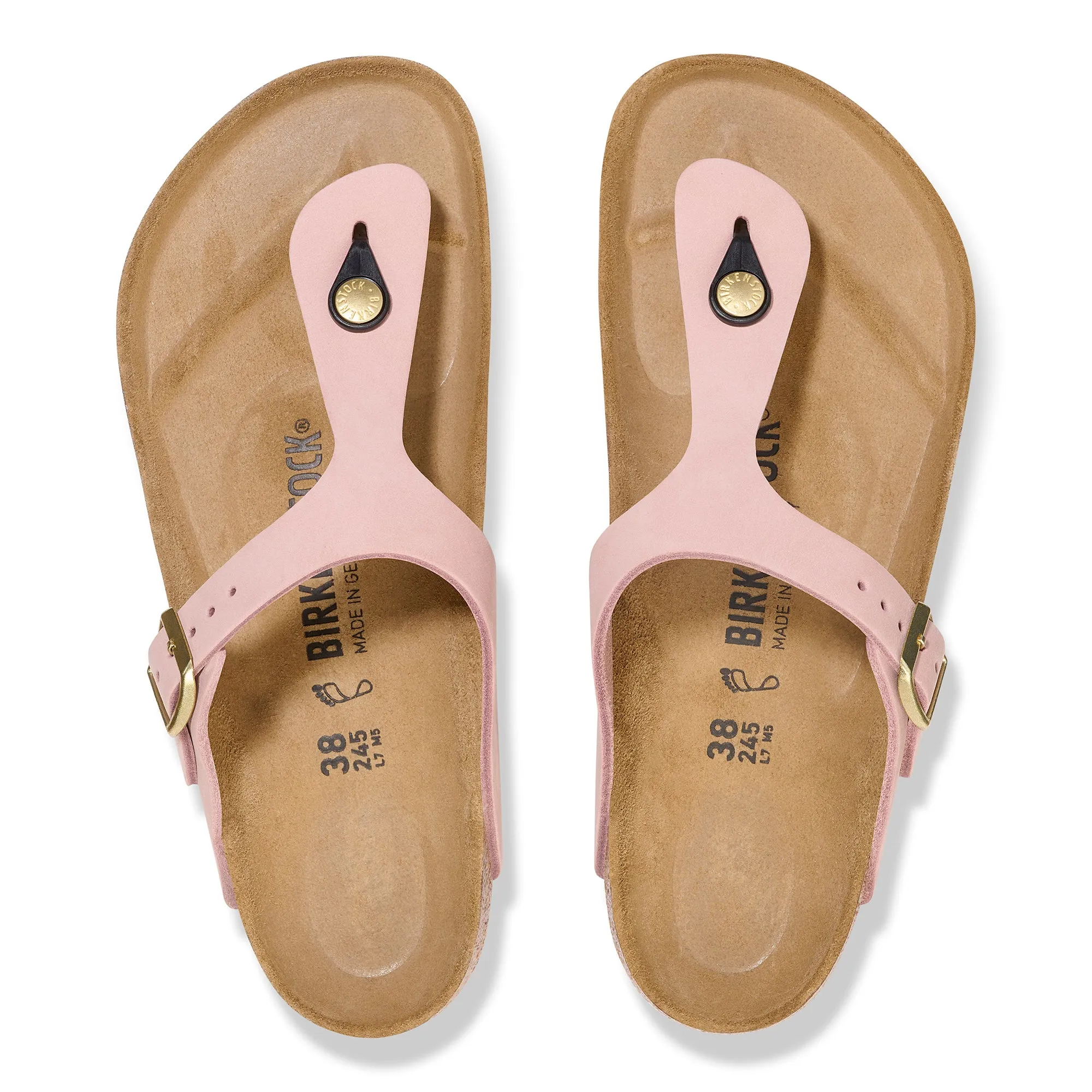 Birkenstock Gizeh soft pink nubuck