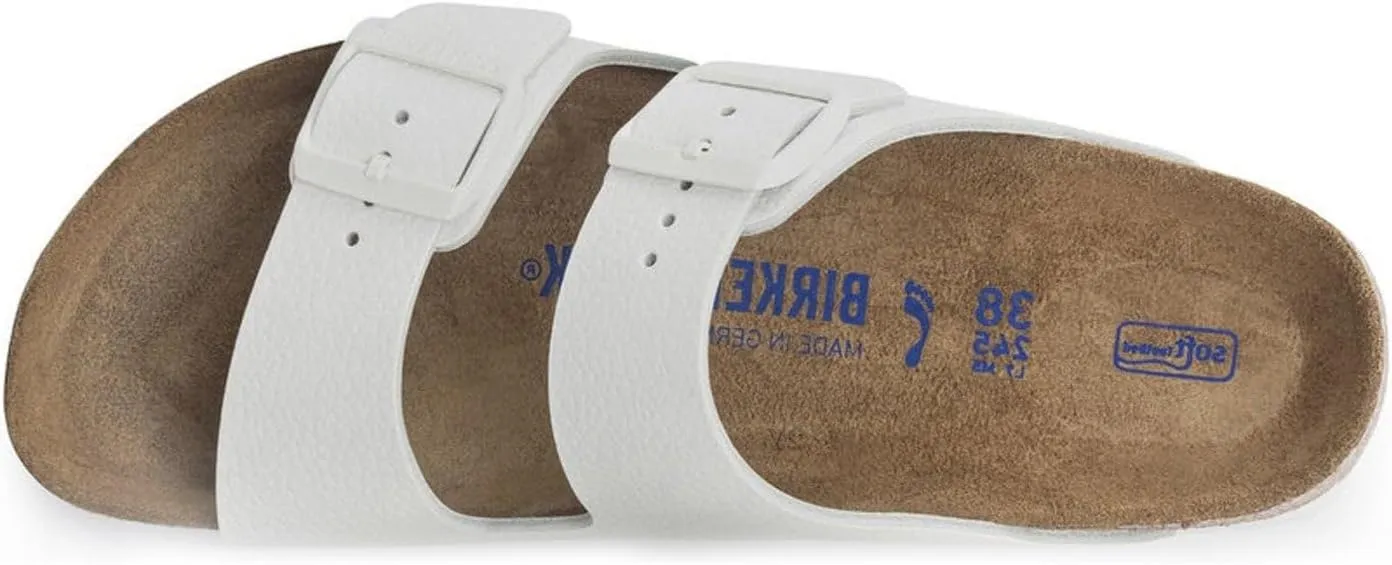Birkenstock Women's Sandals Arizona SFB Ant Wht Sd N