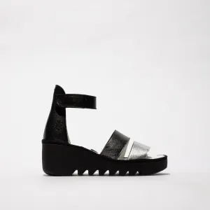 BONO290FLY Womens Sandals Silver/Graphite/Black