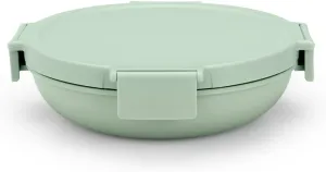 Brabantia Make & Take Lunch Bowl (Jade Green) 100% Leakproof, Convenient Flat Design, Microwave & Freezer Safe, Pasta, Noodles, Meal Prep Container