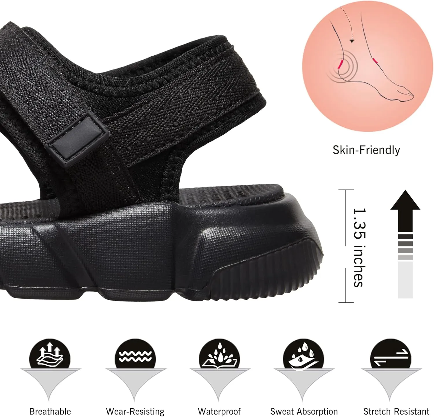 CAMELSPORTS Women Walking Sandals Summer Athletic Sandals Sport Water Shoes Beach for Casual Travel Outdoor