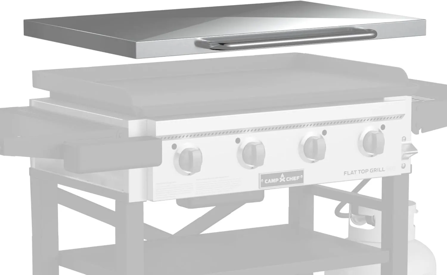Camp Chef Flat Top 600 Griddle Cover - Flat Top Griddle Accessories for Outdoor Cooking Equipment - Griddle Cover for Protection
