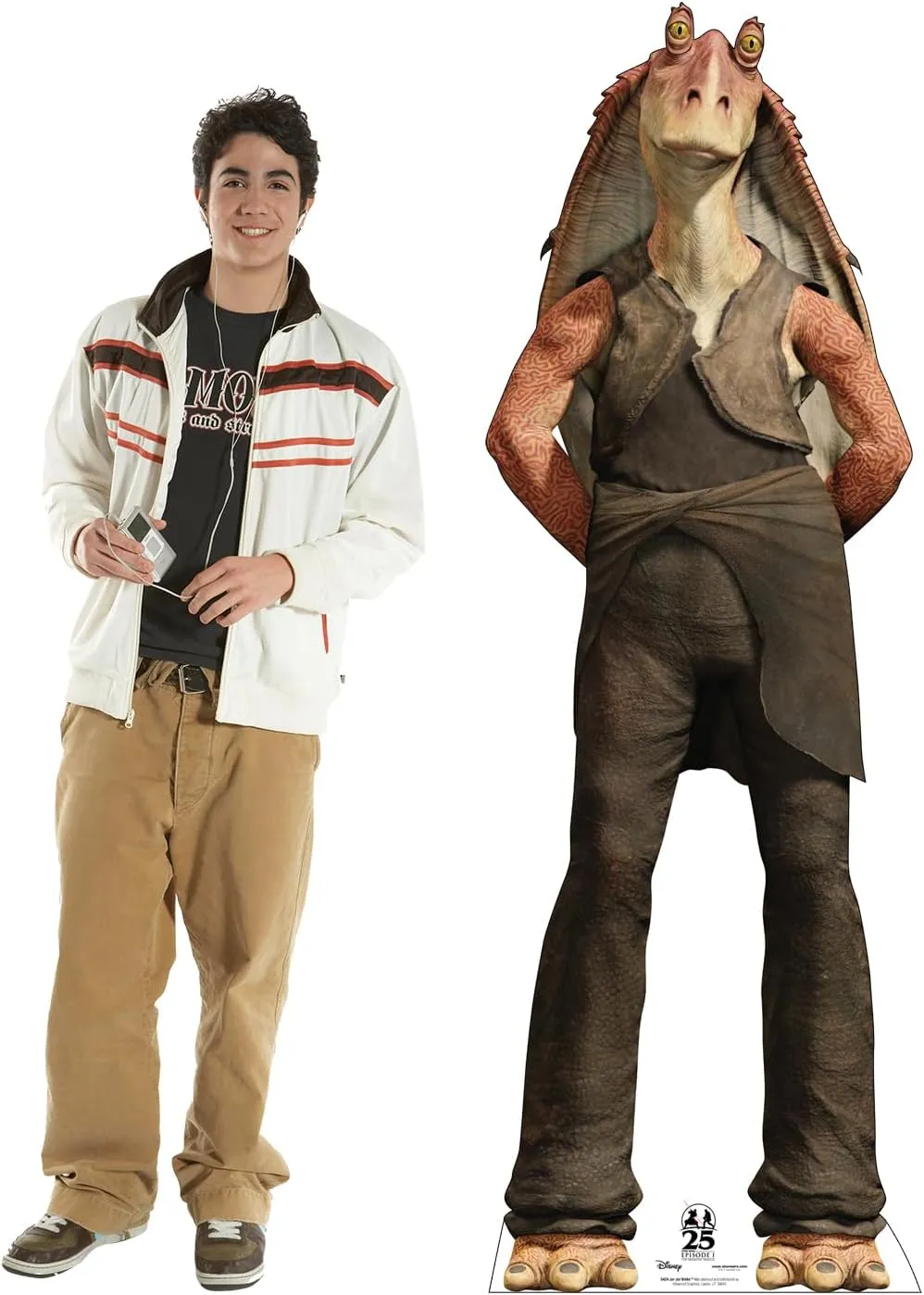 Cardboard People Jar Jar Binks Life Size Cardboard Cutout Standup - Marvel's Star Wars: The Phantom Menace 25th Anniversary