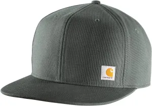 Carhartt Men's Firm Duck Flat Brim Cap