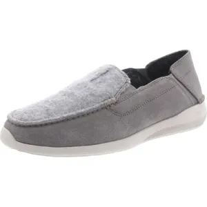Clarks Men's Gorwin Step Loafer, Grey Suede, 7