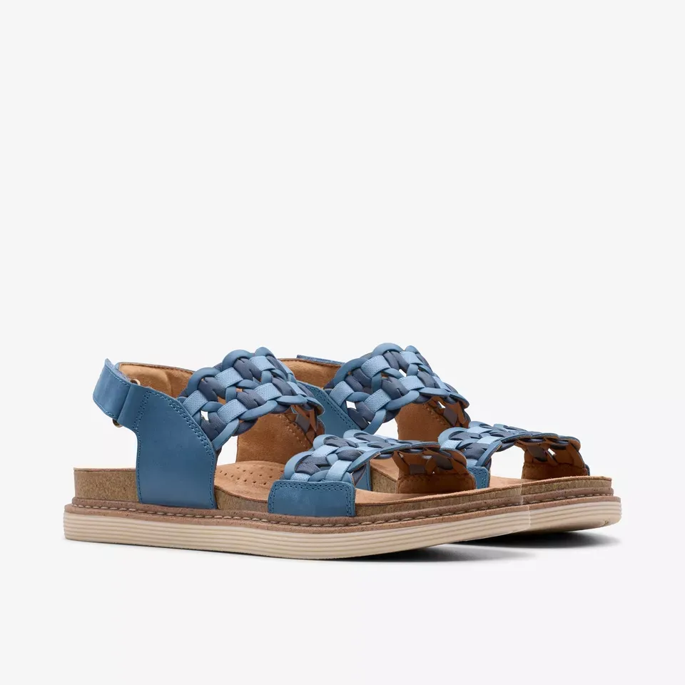 Clarks Women's Arwell Glide Blue Combi 26181409