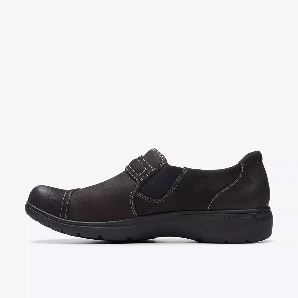 Clarks Women's Carleigh Pearl Black Nubuck 26175048