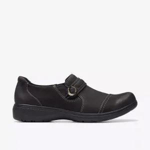Clarks Women's Carleigh Pearl Black Nubuck 26175048